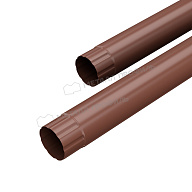 Труба соединительная МЕТАЛЛ ПРОФИЛЬ Foramina PUR D100х1000 Ral 8017