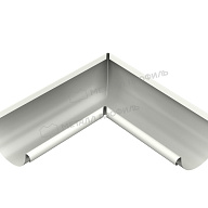 Угол желоба внутренний МЕТАЛЛ ПРОФИЛЬ Foramina PUR D150 Ral 9010