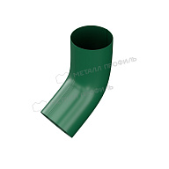 Колено трубы МЕТАЛЛ ПРОФИЛЬ Foramina PUR D100 Ral 6005